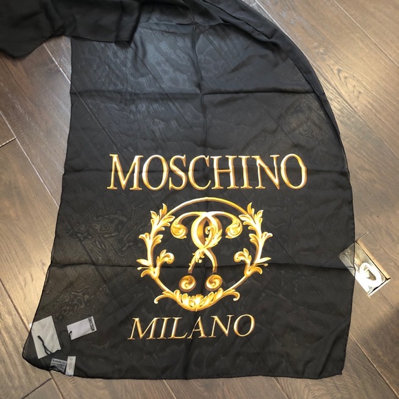Moschino Accessories - BNWT moschino scarf, large size, 100% silk